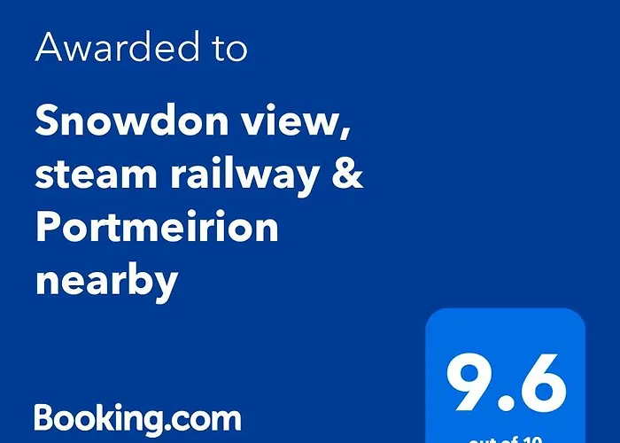 Snowdon View, Steam Railway & Portmeirion Nearby