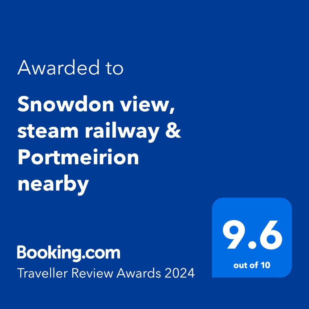 Snowdon View, Steam Railway & Portmeirion Nearby Apartment